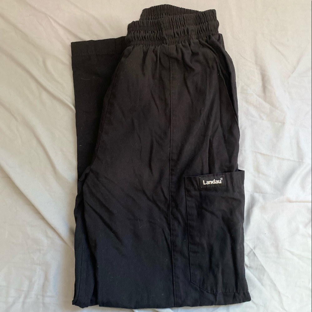 Black Landau Scrub Bottoms